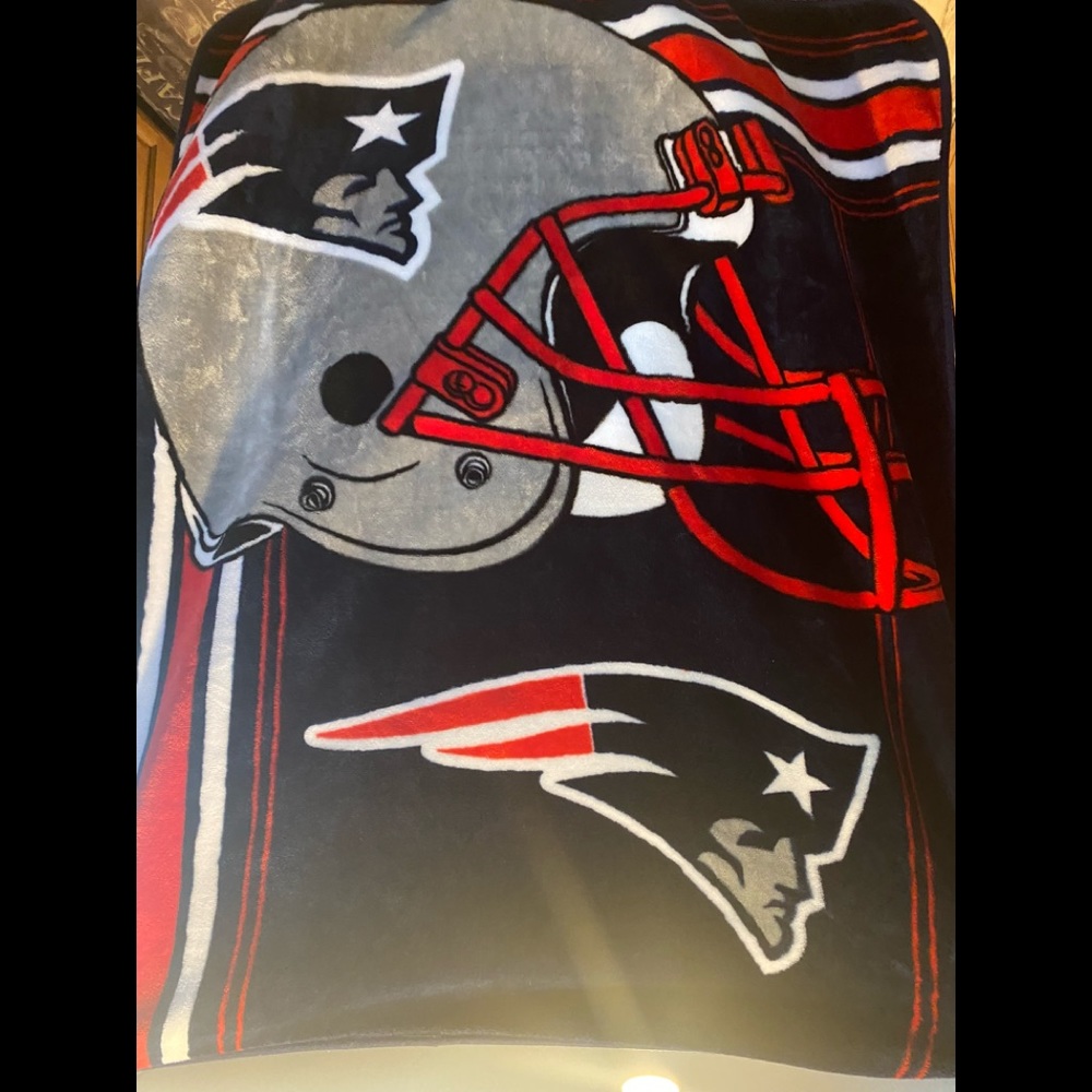 New England patriots blanket